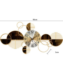 Đồng hồ treo tường gương kính