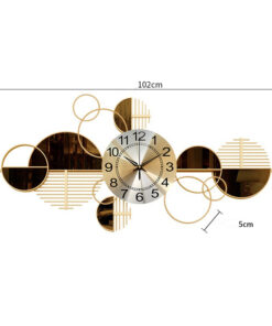 Đồng hồ treo tường gương kính