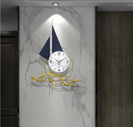 dong ho treo tuong con thuyen 1 Đồng hồ treo tường hình con thuyền