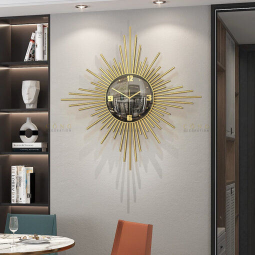 dong ho treo tuong don gian 1 Đồng hồ treo tường nhỏ gọn