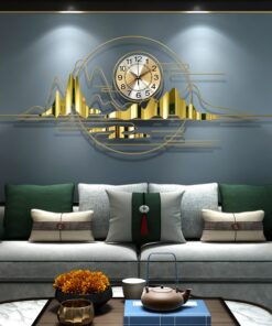 Đồng hồ treo tường núi non trùng điệp