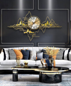 Đồng hồ treo tường núi đồi hùng vỹ