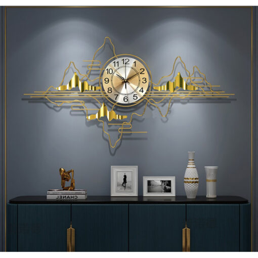 dong ho treo tuong trang tri dep Đồng hồ treo tường núi đồi hùng vỹ