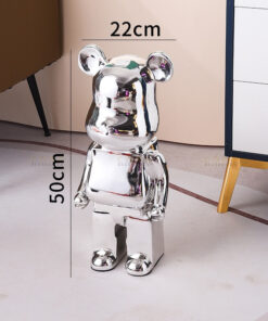 Gấu Bear mạ điện đơn sắc