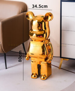 Gấu Bear mạ điện đơn sắc