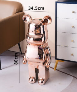 Gấu Bear mạ điện đơn sắc