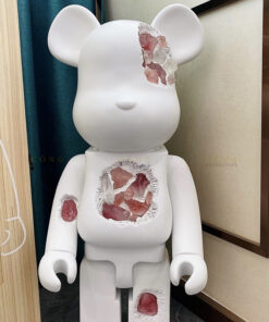 Gấu Bearbrick sói mòn pha lê