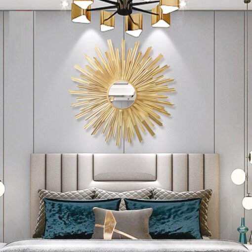 guong trang tri 1 Gương trang trí phòng khách