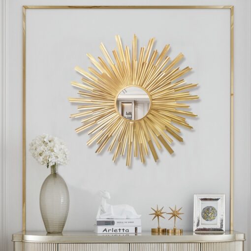 guong trang tri 2 Gương trang trí phòng khách