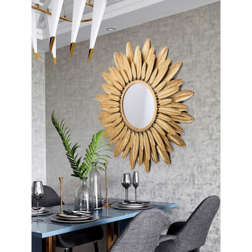 guong trang tri hoa mat troi 3 Gương treo tường hoa mặt trời