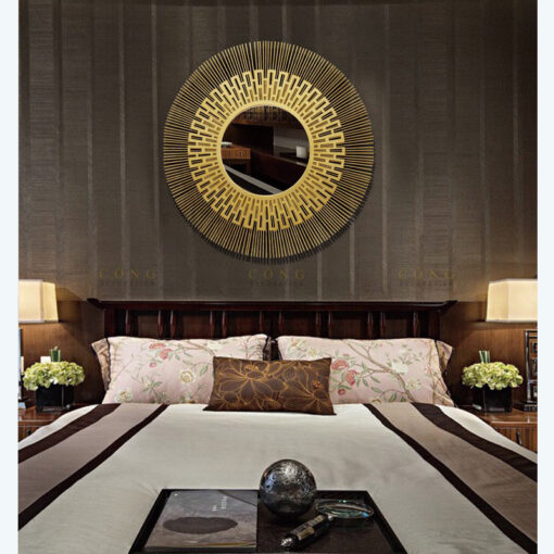 guong-treo-tuong 3 Gương treo tường sáng tạo bằng kim loại