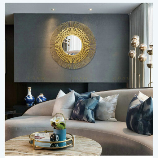 guong-treo-tuong 4 Gương treo tường sáng tạo bằng kim loại