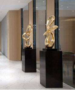 Hình khối trìu tượng điêu khắc thủ công