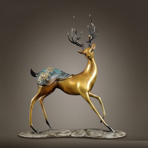 huou dong vang 1-min Cặp hươu đồng để bàn