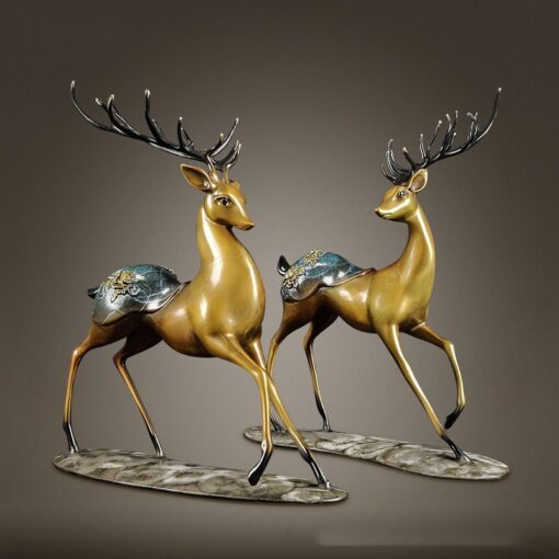 huou dong vang-min Cặp hươu đồng để bàn