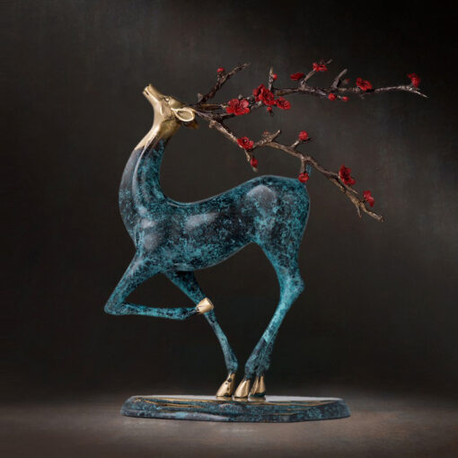 Hươu hoa anh đào để bàn Hươu hoa anh đào để bàn