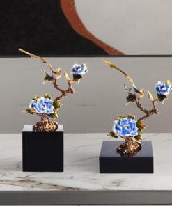 Mô hình hoa mẫu đơn xanh