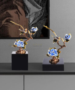 Mô hình hoa mẫu đơn xanh