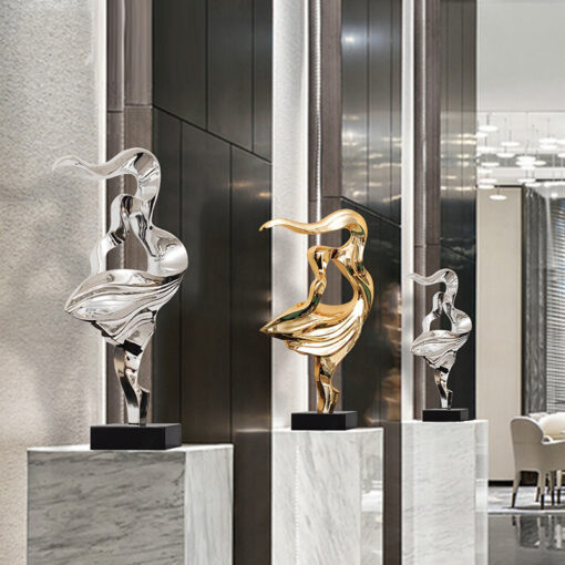 mo hinh trang tri lon 5 Hình khối trừu tượng tặng tân gia