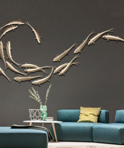 Phù điêu treo tường đàn cá