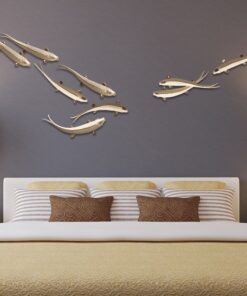 Phù điêu treo tường đàn cá