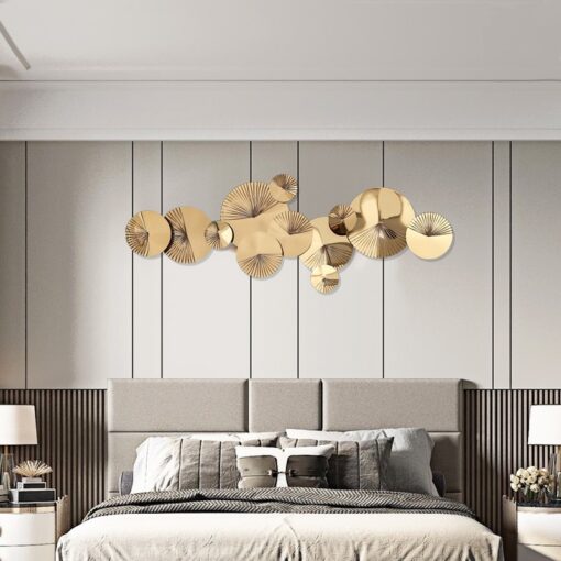 phu dieu hinh hoc 2 Phù điêu treo tường hình học