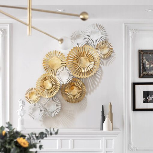 phu dieu hoa cuc (1) Phù điêu treo tường hoa cúc