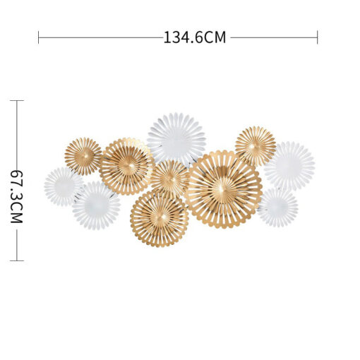 phu dieu hoa cuc (3) Phù điêu treo tường hoa cúc