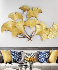 Phù điêu treo tường lá bạch quả
