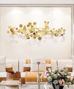 Phù điêu treo tường chùm bóng kim loại