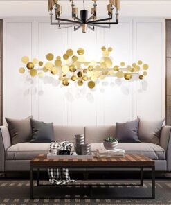 Phù điêu treo tường chùm bóng kim loại