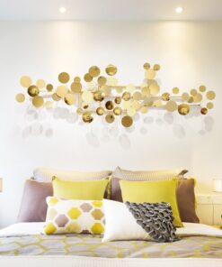 Phù điêu treo tường chùm bóng kim loại