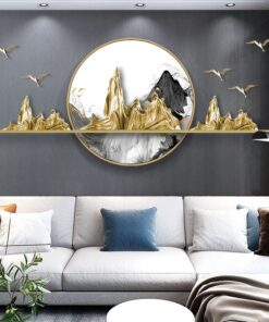 Phù điêu treo tường núi non hùng vỹ