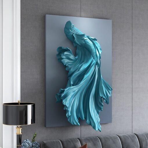 tranh-ca-betta 2 Tranh cá Betta chạm nổi