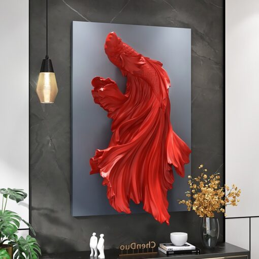 tranh-ca-betta 3 Tranh cá Betta chạm nổi