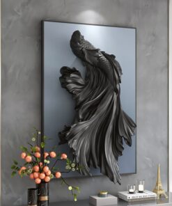 Tranh cá Betta chạm nổi