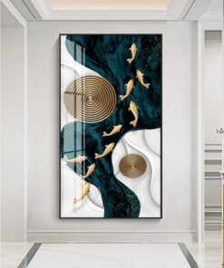 Tranh cửu ngư quần hội dọc