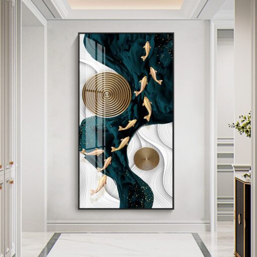 tranh cuu ngu quan hoi (3) Tranh cửu ngư quần hội dọc