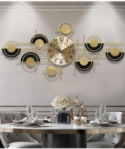 Đồng hồ treo tường khối hình học tròn