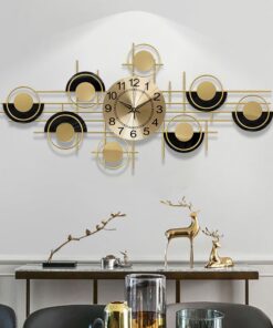 Đồng hồ treo tường khối hình học tròn