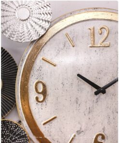 Tranh đồng hồ treo tường bằng kim loại