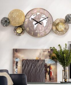 Đồng hồ treo tường quả địa cầu
