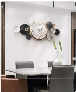Tranh đồng hồ treo tường bằng kim loại