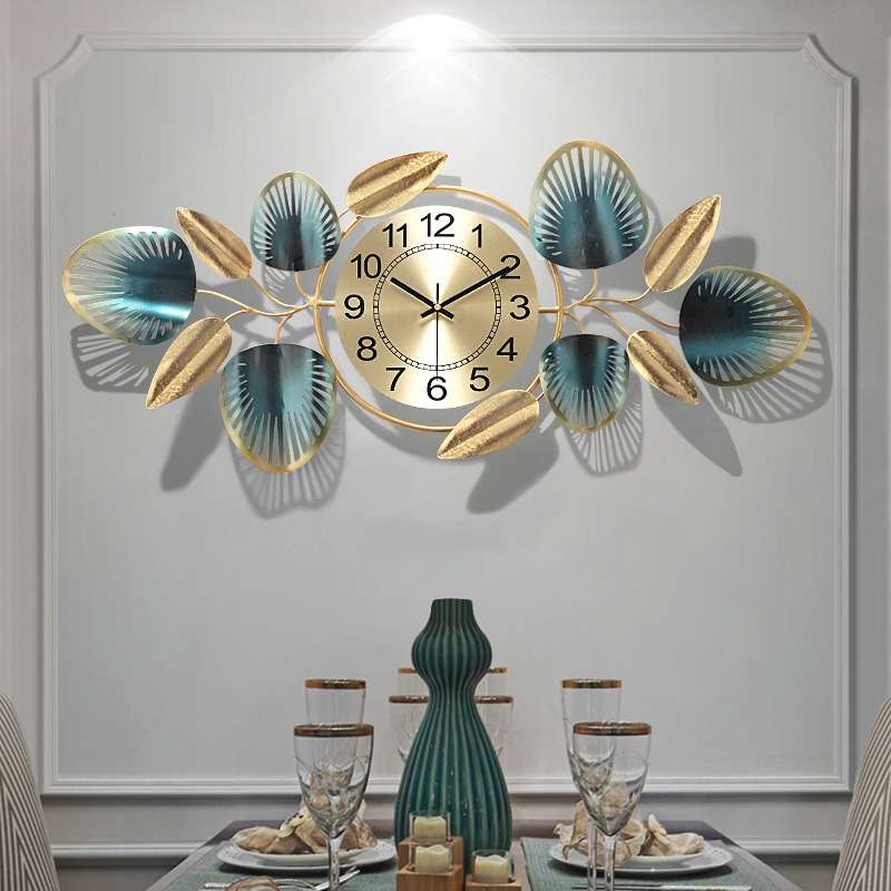 Đồng hồ treo tường cao cấp điêu khắc phù điêu Gương cổ điển - F20Beauty