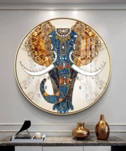 Tranh voi hình tròn