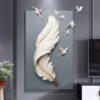 Tranh lông vũ 3D treo tường phòng khách