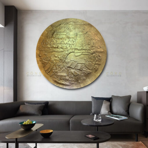 tranh nghe thuat 1 Tranh nghệ thuật chạm khắc 3D