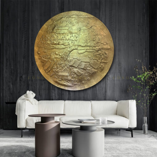 tranh nghe thuat 3 Tranh nghệ thuật chạm khắc 3D