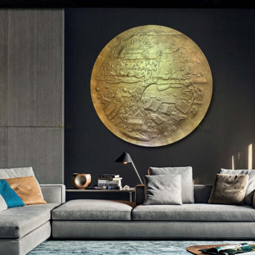 tranh nghe thuat Tranh nghệ thuật chạm khắc 3D