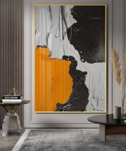 Tranh sơn dầu trìu tượng treo tường